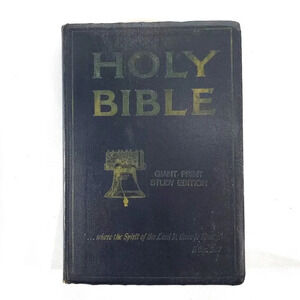 Holy Bible King James Version Giant Print Study Edition 1976 Thomas Nelson Inc.